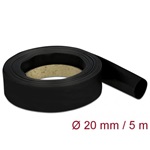 Delock Fekete hőcsökkentő cső 5 m x 20 mm