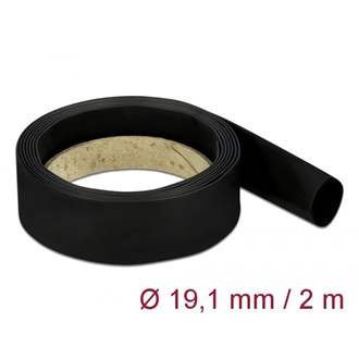 Delock Fekete, hőre szűkülő tubus 2 m x 19,1 mm méretű szűkülési aránya 4:1