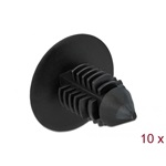 Delock Fenyő alakú kapocs, fekete 10 db