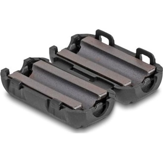 Delock Ferrit mag / ferrit gyűrű kábel körbevételére 5 mm 2 db., fekete színű