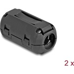 Delock Ferrit mag / ferrit gyűrű kábel körbevételére 9 mm 2 db., fekete színű