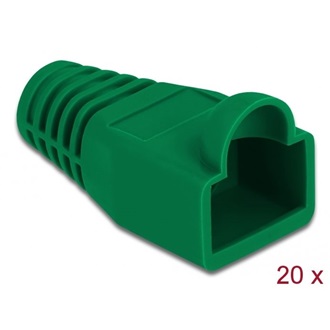 Delock RJ45 törésgátló zöld 20db