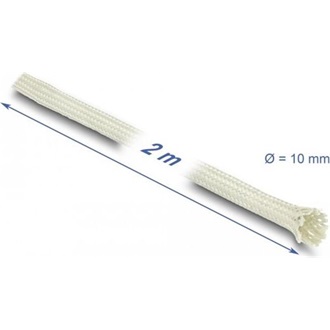 Delock Fonott öv nomex szálakból 2 m x 10 mm fehér