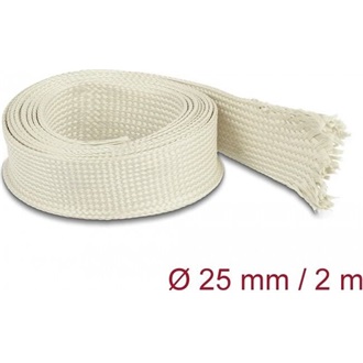 Delock Fonott öv nomex szálakból 2 m x 25 mm fehér