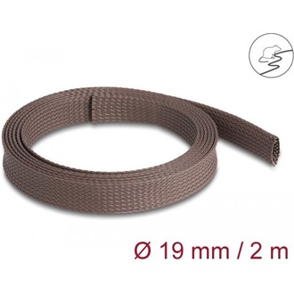 Delock Fonott ujjas rágcsáló biztos nyújtható barna 2 m x 19 mm borító