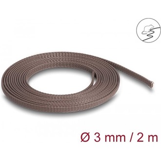 Delock Fonott ujjas rágcsáló biztos nyújtható barna 2 m x 3 mm borító