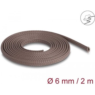 Delock Fonott ujjas rágcsáló biztos nyújtható barna 2 m x 6 mm borító