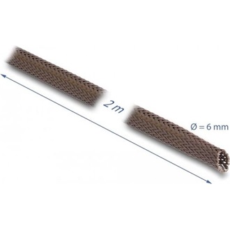 Delock Fonott ujjas rágcsáló biztos nyújtható barna 2 m x 6 mm borító