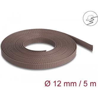 Delock fonott hüvely rágcsálóálló, nyújtható 5m x 6mm barna