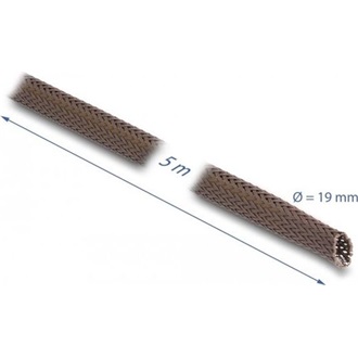 Delock Fonott ujjas rágcsáló biztos nyújtható barna 5 m x 19 mm borító