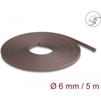 Delock Fonott ujjas rágcsáló biztos nyújtható barna 5 m x 6 mm borító