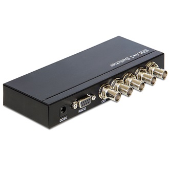 Delock 4 portos 3G-SDI switch