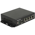 Delock Gigabit Ethernet-kapcsoló, 4 port + 1 SFP