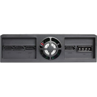 Delock HDD 2.5" SATA backplane fekete