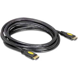 Delock HDMI Ethernet -> HDMI Ethernet M/M video kábel 5m fekete