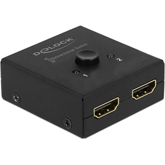 Delock HDMI 2 - 1 kapcsoló kétirányú 4K 60 Hz kompakt