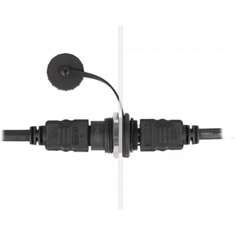 Delock HDMI-A beépített csatlakozó védő fedéllel IP67 por- és vízvédelem