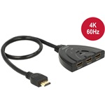 Delock 3 portos HDMI switch 4K