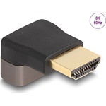 Delock HDMI 2.1 Ethernet -> HDMI 2.1 Ethernet M/F adapter fekete 90° le