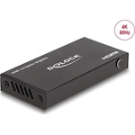 Delock HDMI elosztó 1 x HDMI megoszlik 2 x HDMI-vé, 4K 60 Hz kimenettel és downscalerrel