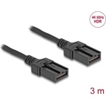 Delock HDMI-E -> HDMI-E M/M video kábel 3m fekete