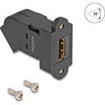Delock HDMI 2.1 F/F keystone modul fekete