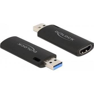 Delock 88307 USB2.0 HDMI capture card fekete