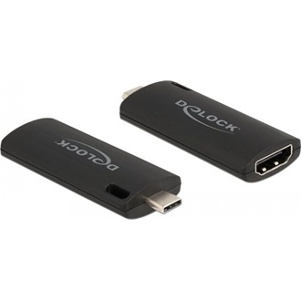 Delock 88309 USB-C HDMI capture card fekete