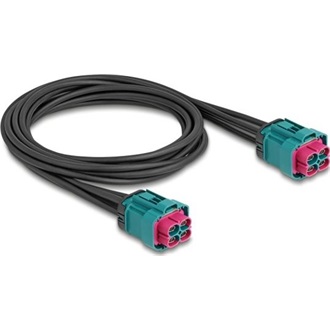 Delock HDMTD Z quad kábel anya - HDMTD Z quad anya 1 m IP67 védelmi osztályú