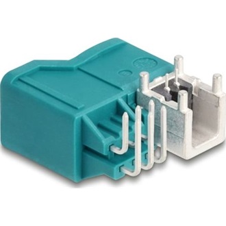 Delock HDMTD szimpla + Táptűs (Powerpin) apa hajlított PCB