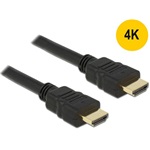 Delock HDMI 1.4 M/M video jelkábel 1m fekete 4K