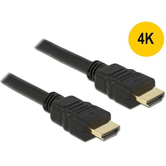 Delock HDMI 1.4 M/M video jelkábel 1m fekete 4K