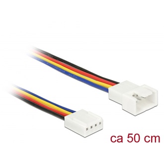 Delock Power 4pin PWM M/F tápkábel hosszabbító 0.5m