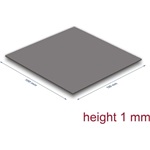 Delock Hővezető párna 100 x 100 x 1 mm M.2 modulokhoz 3,2 W/mK   alacsony olaj szivárgás