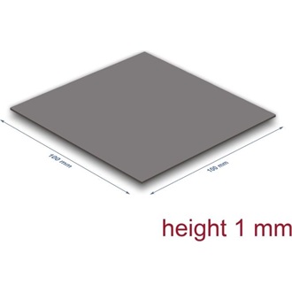 Delock Hővezető párna 100 x 100 x 1 mm M.2 modulokhoz 3,2 W/mK   alacsony olaj szivárgás