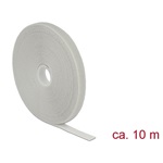 Delock Hurkolható rögzítők, 10 m x 13 mm (H x Sz) tekercs, szürke