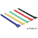 Delock tépőzáras rögzító 200x12mm színes 10db