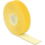 Delock 3mx20mm tépőzáras kábelkötegelő sárga
