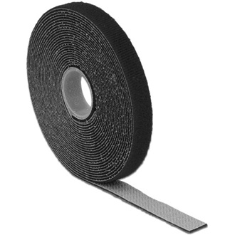 Delock 5m/13mm tépőzáras kábelkötegelő fekete