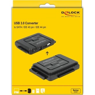 Delock IDE/SATA3 USB3.0 adapter szet backup funkcióval