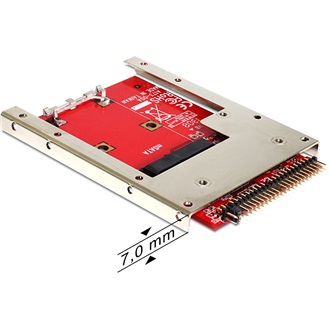 Delock IDE 2.5" 44pin -> mSATA adapter with 2.5" Frame (7 mm)