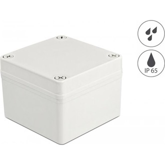 Delock Installációs ház IP65 vízhatlan 100 x 100 x 75 mm szürke
