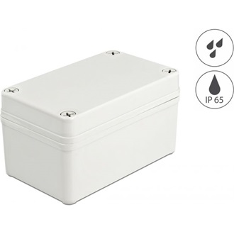 Delock Installációs ház IP65 vízhatlan 130 x 80 x 70 mm szürke