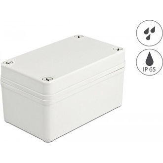 Delock Installációs ház IP65 vízhatlan 130 x 80 x 70 mm szürke