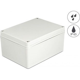 Delock Installációs ház IP65 vízhatlan 200 x 150 x 100 mm szürke