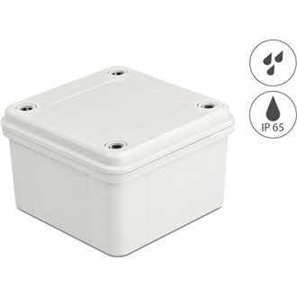 Delock Installációs ház IP65 vízhatlan 96 x 96 x 60 mm szürke