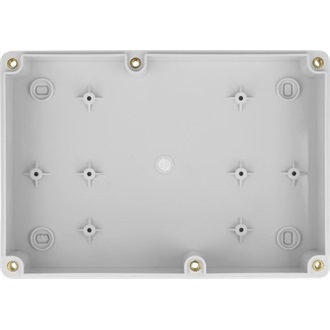 Delock Installációs ház kábel bemenetekkel 180 x 125 x 57 mm nagyságú szürke