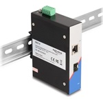 Delock Ipari Gigabit Média Átalakító RJ45 - SFP DIN sínhez