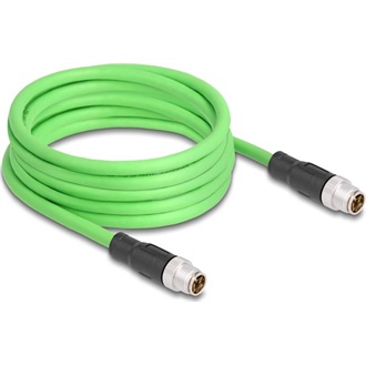 Delock Kábel M12 X kódolt 8 tűs apa - apa PUR (TPU) 5 m