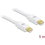 Delock Mini- DisplayPort 1.2 M/M video jelkábel 5m fehér